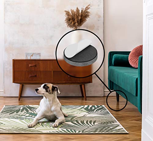 Slipstick Premium Wool Felt Furniture Feet Pads/Chair Leg Floor Protectors (1 Inch Round) Includes 16 Wool Blended Felt Feet Pads with Peel and Stick Adhesive, Gray, CB113 - size: 1" Round