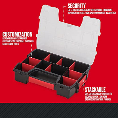CRAFTSMAN 10-Compartment Small Tool Storage Organizer, Plastic (CMST14021) (Pack of 6) - size: 1 Count (Pack of 6), style: Small Organizer