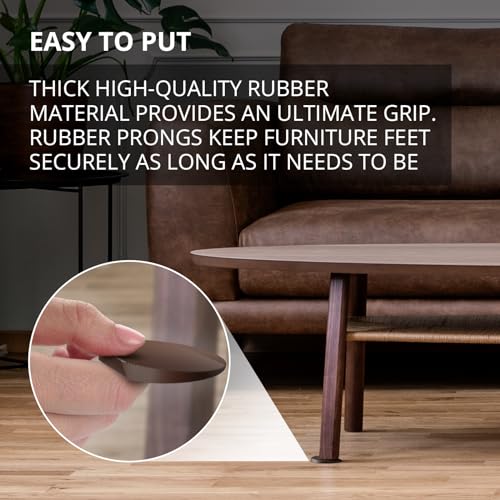 X-Protector Furniture Levelers - 30 PCS 2" - Brown Rubber Shims for Leveling - Multi-Purpose Leveling Feet to Prevent Furniture from Wobbling - Good for All Kinds of Furnishings! - size: 2 Inches