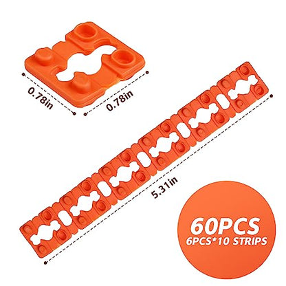 Outlet Spacers for Electrical Box Extender - 60 PCS Outlet Spacer Switch Light Receptacle for Loose Plug Fix - Plastic Shims Plate for Tile Backsplash Wall Electric Socket - size: 60 PACK