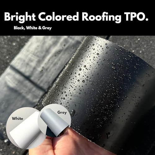 HSS Sealant Tape with MicroSealant - Waterproof Commercial Roofing Tape for Roof and RV Repair - UV- & Weatherproof - Black - 4 inch x 25 feet - color: Black, size: 4" x 25'