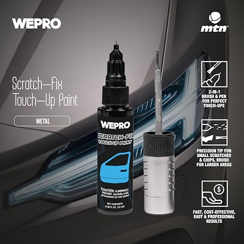 Mtn Scratch Fix Touch-Up Pen — Precision Paint Repair for Fine Scratches & Chips (Universal Silver) - color: Universal Silver