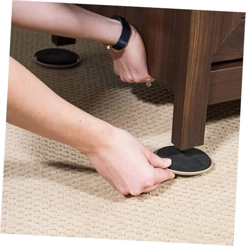 DOITOOL 16 Pcs Heavy-Duty Furniture Sliders with Pads Furniture Leg Glide Protectors for Wood Floors Easy Moving for Sofas Beds Cabinets