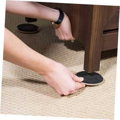 DOITOOL 16 Pcs Heavy-Duty Furniture Sliders with Pads Furniture Leg Glide Protectors for Wood Floors Easy Moving for Sofas Beds Cabinets