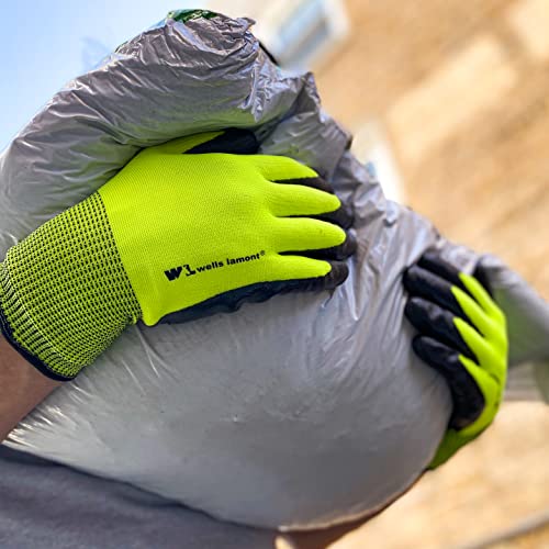 Wells Lamont 3 Pair Pack Nitrile Coated Grip Work Gloves, X-Large (546XLF) - size: X-Large (Pack of 3)