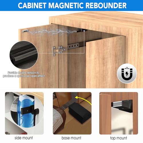 Pocket Door Slide kit, Pivot Door Slide Hardware Insert for Cabinet Doors and Insert Doors, Durable and Silent Design for Kitchen Bathroom Furniture (22in, Pieces, 4) - size: 22in