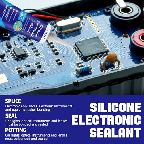100ml Electronic Silicone Adhesive Sealant, Conformal Coating for Electronics, Transparent Insulating Sealant, Waterproof for Circuit Boards, Appliance Control Boards, LED Lamps