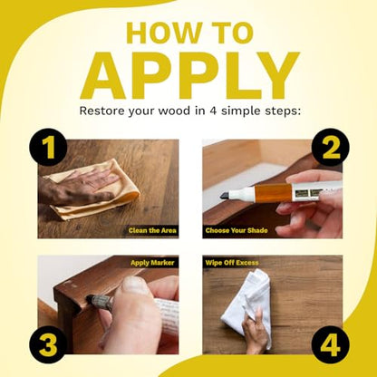 Trio Touch-Up Furniture Repair Markers (Grey Trends), Covers Nicks and Scratches, Floors, Cabinets, Tables - color: Grey