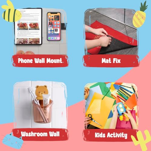 D-NYX Double Sided Tape Sticky Dot Removable Putty No Trace Clear Sticky Tack Waterproof Stickers for Festival Decoration Picture Hanging Museum Wax Gel, Earthquake Putty Hanging Strips Mounting Dots - style: 280 Sticky Dots