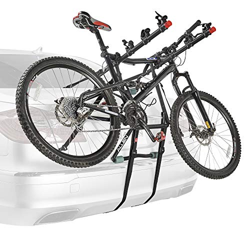 Allen Sports Deluxe 4-Bike Trunk Mount Rack, Model 104DB-R , Black - color: Red/ Black, size: 4-bike, style: Bike Rack