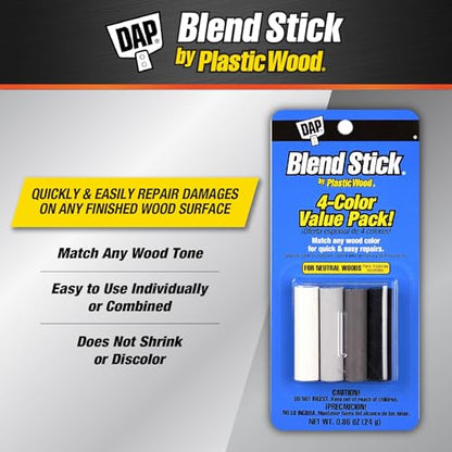 DAP Plastic Wood Blend Sticks 4-Pack, Neutral Wood (7079804103)