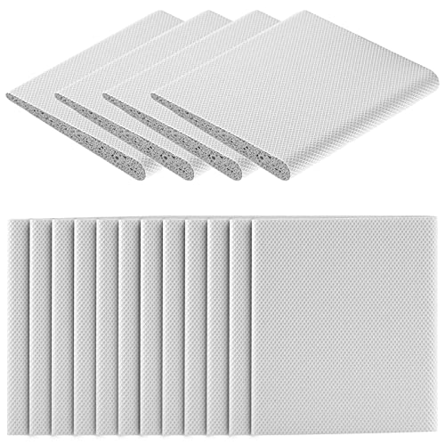 16 Pcs Door Corner Seals, Exterior Door Jamb Frame Seal, Self-Adhesive Wedge Draft Stoppers Foam Pads for Weather Stripping Noise Isolating (White) - color: White, size: 16PCS