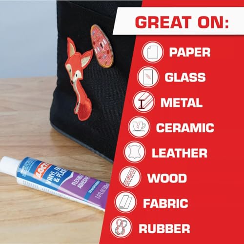 Loctite 1360694 Vinyl Fabric & Plastic Repair Flexible Adhesive, 1 oz, Clear