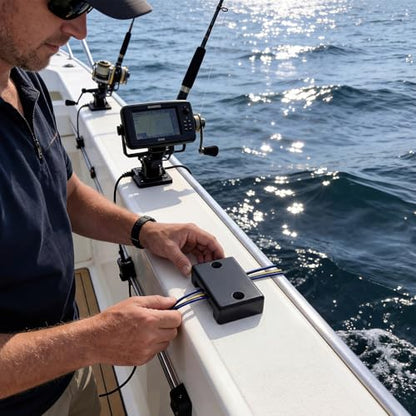 4 Pack Black Plastic Wire Cover Cable Covers for Boats Wire Pass Through Protector for Concealing & Protecting Wires, Holes up to 1-1/4 Inch