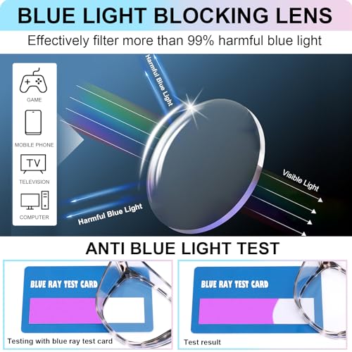 OXG 4 Pack Safety Glasses Anti Fog Goggles, Blue Light Blocking Stylish Safety Glasses for Women Nurses Protective Eyewear - color: Leopard+rainbow+clear+purple