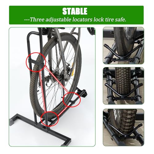 PHUNAYA Bike Stand,Vertical Bike Rack For Indoor Bike Storage,Upright Bicycle Stand Floor. (StyleA-2pack) - style: StyleA-2pack