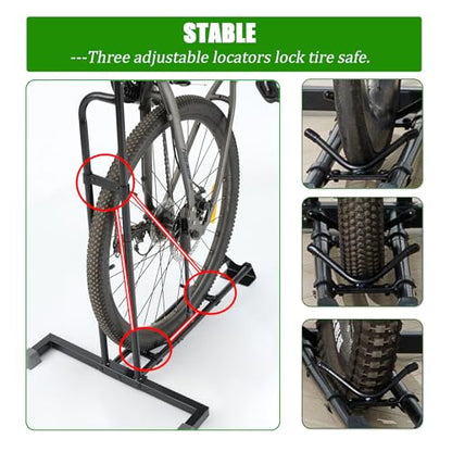 PHUNAYA Bike Stand,Vertical Bike Rack For Indoor Bike Storage,Upright Bicycle Stand Floor. (StyleA-2pack) - style: StyleA-2pack