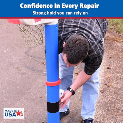 Made in USA – Black Butyl Waterproof Repair Tape | Heavy-Duty Roof Patch & Leak Seal | Flexible, Weatherproof Butyl Sealant Tape for Cracks, Gutter, RV & Roofing Repairs | 4 Inch x 5 Feet - color: Black 4 Inch