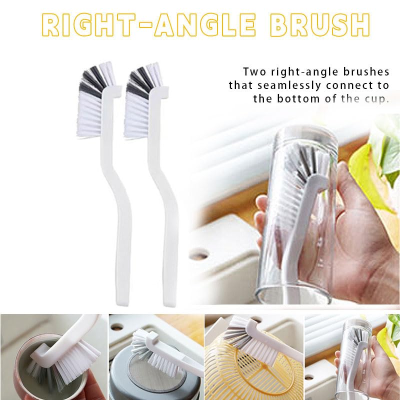 Crevice Cleaning Brush，12Pcs Multifunctional Hard Bristle Cleaning Tool with rubber gloves for Kitchen, Bathroom,Corner, Grout, Sink,toilet, Window Track, Bathtub, Vehicle, Faucets