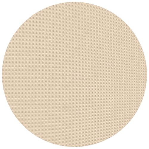 Round Recliner Floor Protector Recliner Pads Swivel Chairs Recliners Rug for Floor Circle Anti Slip Furniture Pads Rubber Non Skid Furniture Gripper Mats - size: R-Camel-S-27.5"