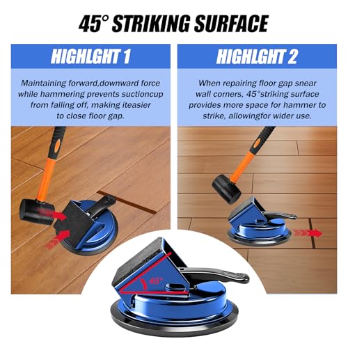 Heavy Duty Floor Gap Fixer Tool (Blue) - color: Blue