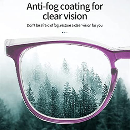 Safety Glasses for Men Women Nurses Anti Fog Stylish Fashion Comfortable Goggles with Side Shields Eye Protection for Adult - color: Dark Purple