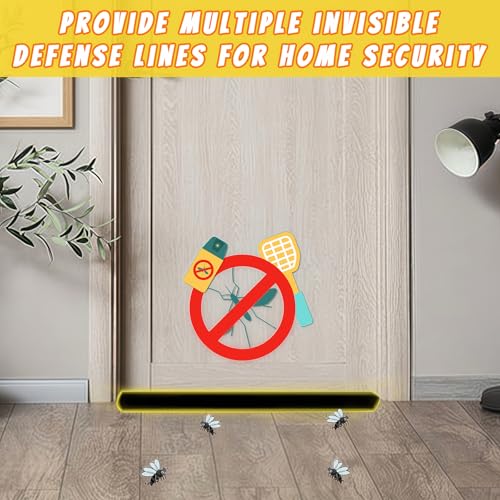 2Pack-Door Draft Stopper, 30'' to 36'' Adjustable Gap Filler, Double-Sided Windproof Seal, Easy Install to Block Noise, Cold Air, Light, Dust, and Drafts (Black) - color: 2pack(black)