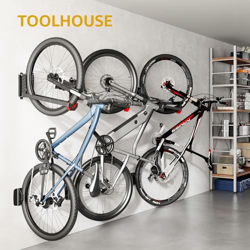 monTEK Swivel Bike Wall Mount, No Heavy Lifting Required Bike Wall Mount, Bike Hangers for Garage, Space-Saving Bike Rack Garage, Easy to Load and Unload, Bike Hanger Can Hold Up to 77 lbs - style: 1-Pack