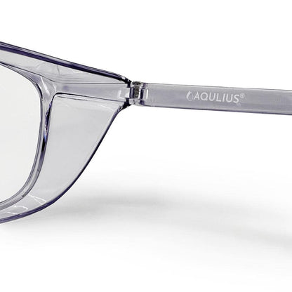 Aqulius 2 Pack Stylish Safety Glasses Goggles, Scratch Resistant, Safety Glasses for Women, Blue Light, Glasses for Nurses - color: Pink/Clear