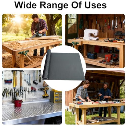 Work Bench Mat Scratch-Resistant Mats with Non-Slip Backing Stain Resistant Surface Table Mat for Protects Workbench Tabletop Surface Woodworking Crafting DIY Projects Tool Protection (48 x 15.8 Inch) - size: 48 x 15.8 Inch