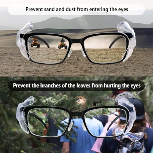 2/4/6/10 Pairs Glasses Side Shields For Eyeglasses,Side Shields For Prescription Glasses