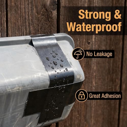 RV Underbelly Tape Camper Travel Trailer Mobile Home Belly Repair Tape Strong Adhesive Waterproof Tape for RV Material, Awnings Repair, Tear Repair (4" x100ft) - size: 4" x100ft