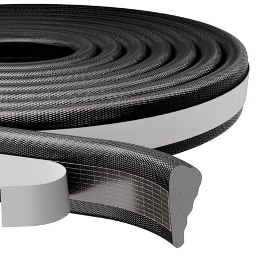 3 Pcs x196”Wedge Weather Stripping Door Seal Strip for Door Frame,Self-Adhesive Window Insulation Tape for Winter,Dark Foam Gap Filler for Light Noise Blocker Front Door Side Draft Stopper,Black - color: Black, size: 3pcs x196 Inch