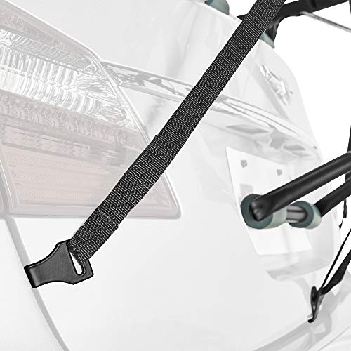 Allen Sports Deluxe 2-Bike Trunk Mount Rack, Model 102DN-R, Black - color: Red/ Black, size: 2-Bike, style: Bike Rack