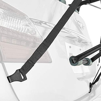 Allen Sports Deluxe 2-Bike Trunk Mount Rack, Model 102DN-R, Black - color: Red/ Black, size: 2-Bike, style: Bike Rack