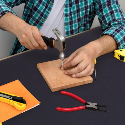 Workbench Mat 48"x24", 0.12"(3mm) Thick Tool Mat, Tear-Resistant & Scratch-Resistant Work Pad with Silicone Strip Anti-Slip Base, Large Worktable Protector Pad for Woodworking/Crafting/Tool Protection