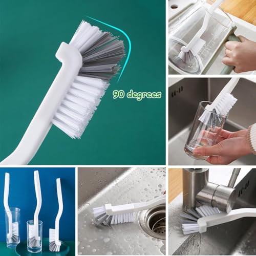 Window Groove Cleaning Brush, Window or Sliding Door Track Cleaner for Sliding Door, Sill, Tile Lines, Shutter, Car Vents, Keyboard (14Piece) - size: brush-14Piece