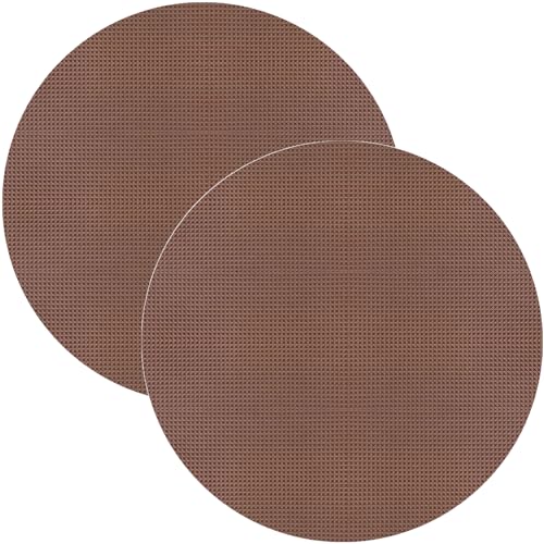 2Pcs Non Skid Rubber Furniture Pads for Recliners,Furniture Grippers, Gripper Pads,Anti Slide Furniture Pads Hardwood Floor Protector,Fits Recliners,Swivel Chairs,Brown Solid Pad (27.5’’ Coffee) - size: R-coffee-2pcs-27.5"