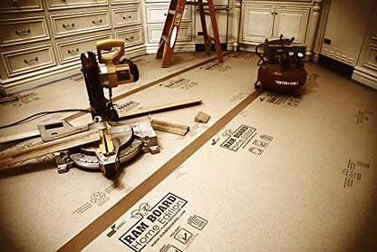 Ram Board Home Edition, Heavy Duty 36 inch x 50 feet Painting, Remodeling, Construction,Temporary Floor Protection (150 Sq. Ft.)