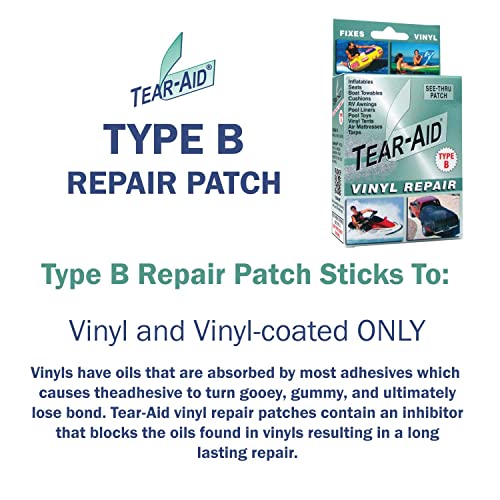 Tear-Aid Vinyl Repair Patch Kit - size: Vinyl Repair - 3" X 5' Roll (Pack of 2)