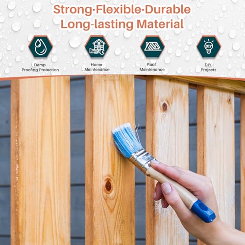 Tkaimy Transparent Waterproof Coating Agent, 5 Gallon, Invisible Waterproof Sealant Leak Repair, Indoor & Outdoor Roof, Shower, Wall, Kitchen, Skylight, Clear Water Proof Sealant - style: 640 OZ