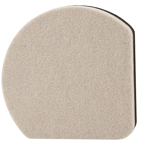 Super Sliders 5" Slide & Hide Reusable Furniture Sliders for Hard Surfaces, Anti-Slip Protective Furniture Moving Pads for Beds, Sofas, Dressers, Set of 4, Beige - size: 5 Inch, style: For Hardwood
