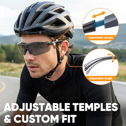 TICONN Anti-Fog Safety Glasses for Men and Women, ANSI Z87.1 Scratch Proof Eye Goggles with Adjustable Arms and UV Protection - style: 3 Pack/Gray