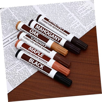 Furniture Touch up Markers Set 6 Pieces Touch up Stains on Wood Easy to Use