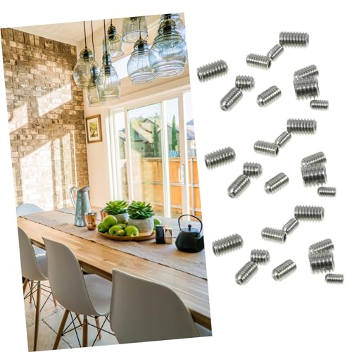 Stainless Steel Set Screw Assortment Kit with 125 Pieces Including M3 to M8 Sizes and 5 Wrenches for Industrial DIY and Home Repair Projects