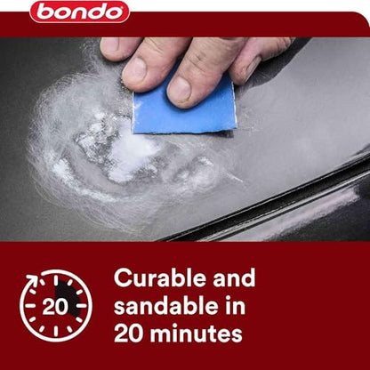 3M Bondo Glazing and Spot Putty 6-Pack, 4.5 oz Tubes, Nitrocellulose Automotive Glazing Putty for Filling Pinholes, Scratches, Minor Dings and Hairline Cracks, Sandable in 20 Minutes - size: 6 Pack