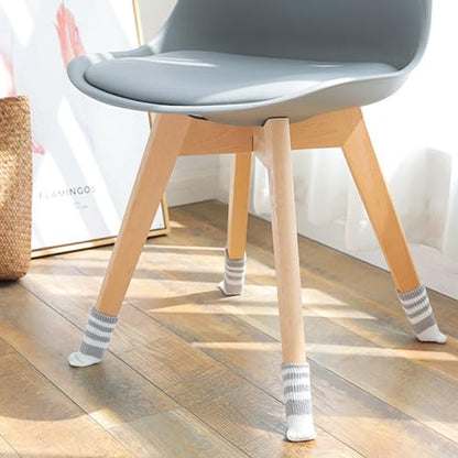 WAFJAMF 24 PCS Cute Cat Paw Furniture Leg Socks, Chair Leg Floor Protectors for Avoid Scratches, Fit Square Round Furniture Leg for Moving Easily and Reduce Noise