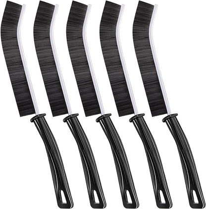 Groove Cleaning Brush Set (5-Pack) – Hard Bristle Crevice & Grout Scrub Brushes for Kitchen, Bathroom, Window Tracks & Tight Spaces Deep Cleaning
