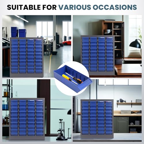 40 Drawer Nut and Bolt Organizer Cabinet, Small Parts Storage Cabinet Bolt Bin with Dividers & Labels, 21"X 9"X 25" Steel Frame Tool Organizer Parts Cabinet for Garage Hardware & Screw Storage - size: 40-Drawer