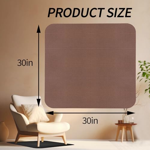 Recliner Pads for Hardwood Floors Non Skid Furniture Gripper Pad Floor Rubber Mat,Anti Slide Furniture Pad Hardwood Floor Protector,Swivel Chairs Recliner Mats Non Slip Recliner Grippers Coffee - size: Sq-Coffee-30"x30"